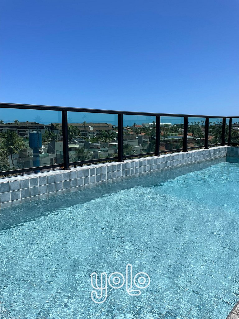 Flat 1 quarto a 450m da praia de Porto de Galinhas #302