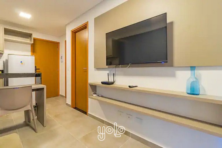 Flat 1 quarto a 450m da praia de Porto de Galinhas #302