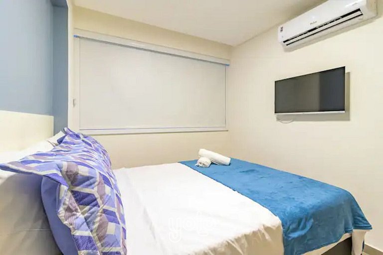 Flat 1 quarto a 450m da praia de Porto de Galinhas #302