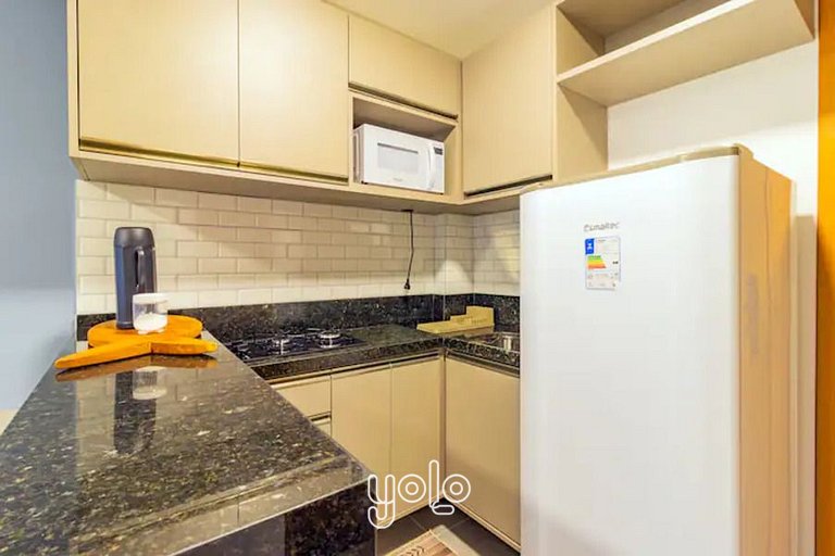 Flat 1 quarto a 450m da praia de Porto de Galinhas #302