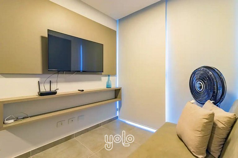 Flat 1 quarto a 450m da praia de Porto de Galinhas #302