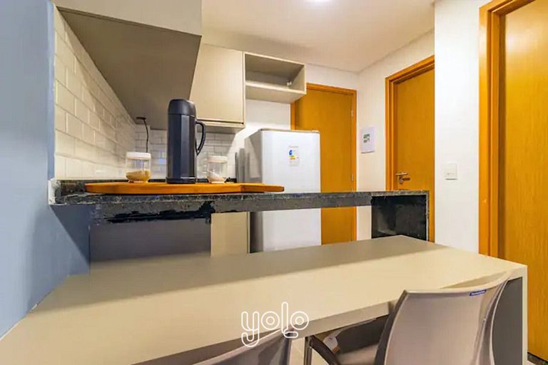 Flat 1 quarto a 450m da praia de Porto de Galinhas #302