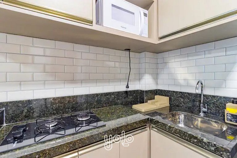 Flat 1 quarto a 450m da praia de Porto de Galinhas #302
