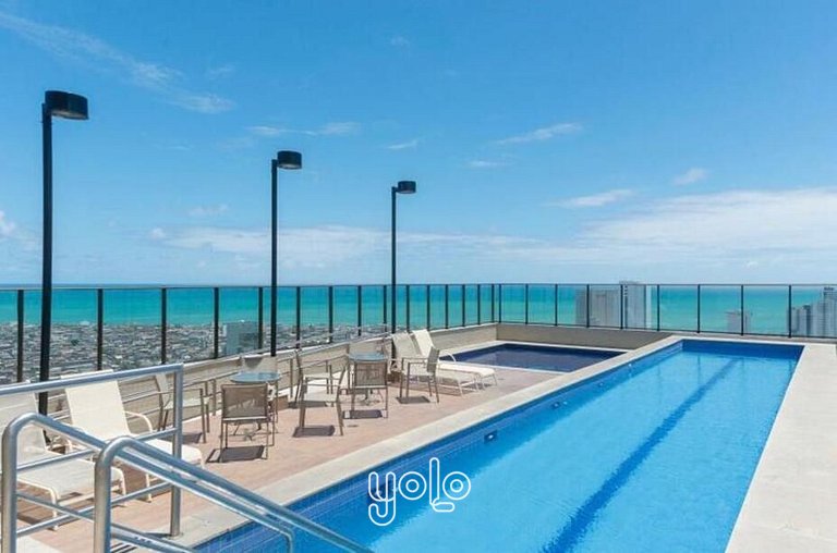 Flat completo ao lado do Shopping Rio Mar Recife #903