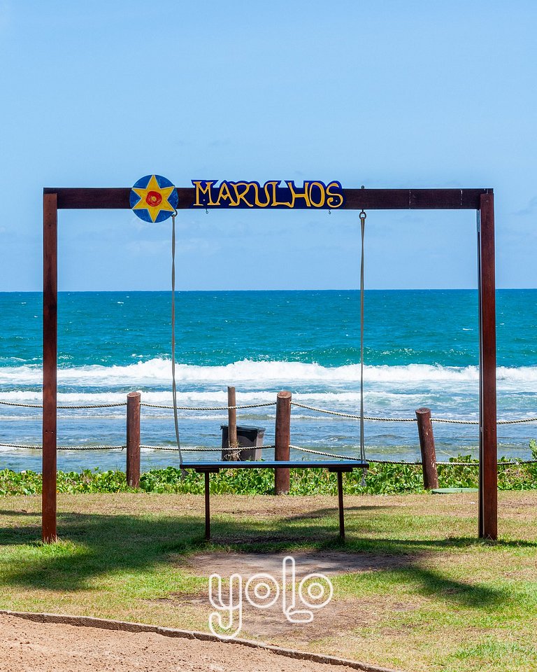 Flat no Marulhos Resort com Vista Piscina #105