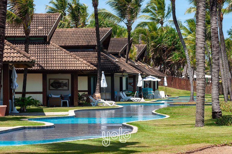 Flat no Marulhos Suítes & Resort com Vista Piscina #105