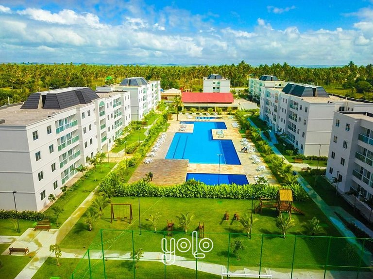 Flat 3 Quartos Palm Village Porto de Galinhas