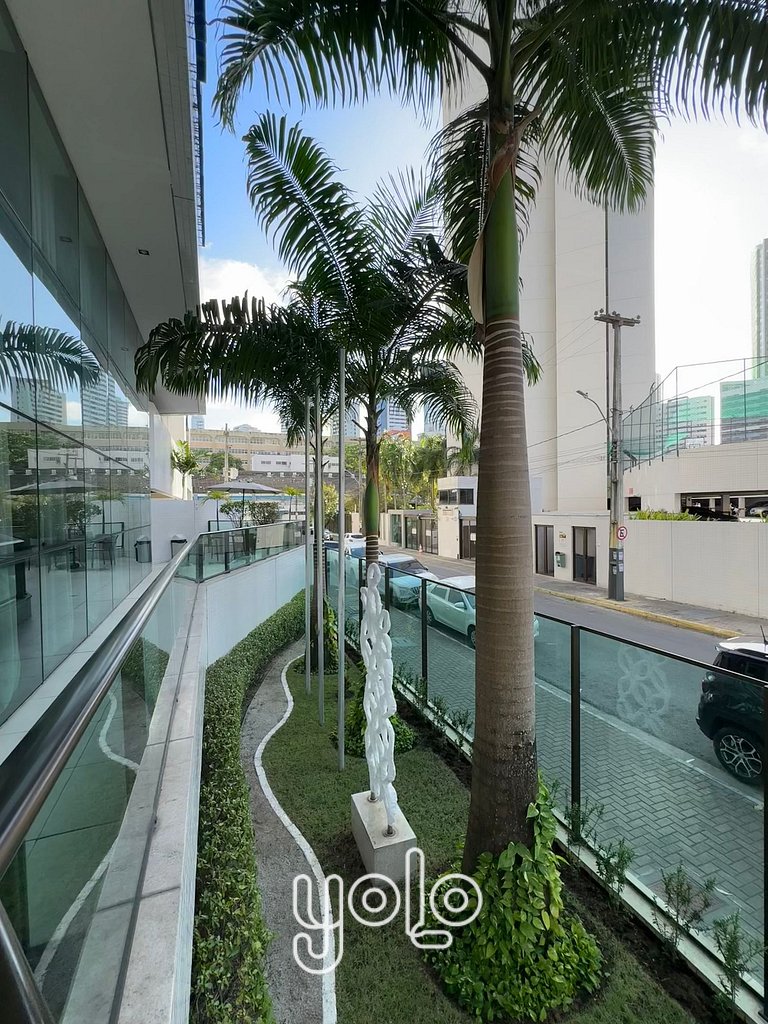 Beach Class Santa Maria - Flat 1 quarto em Boa Viagem por Yo