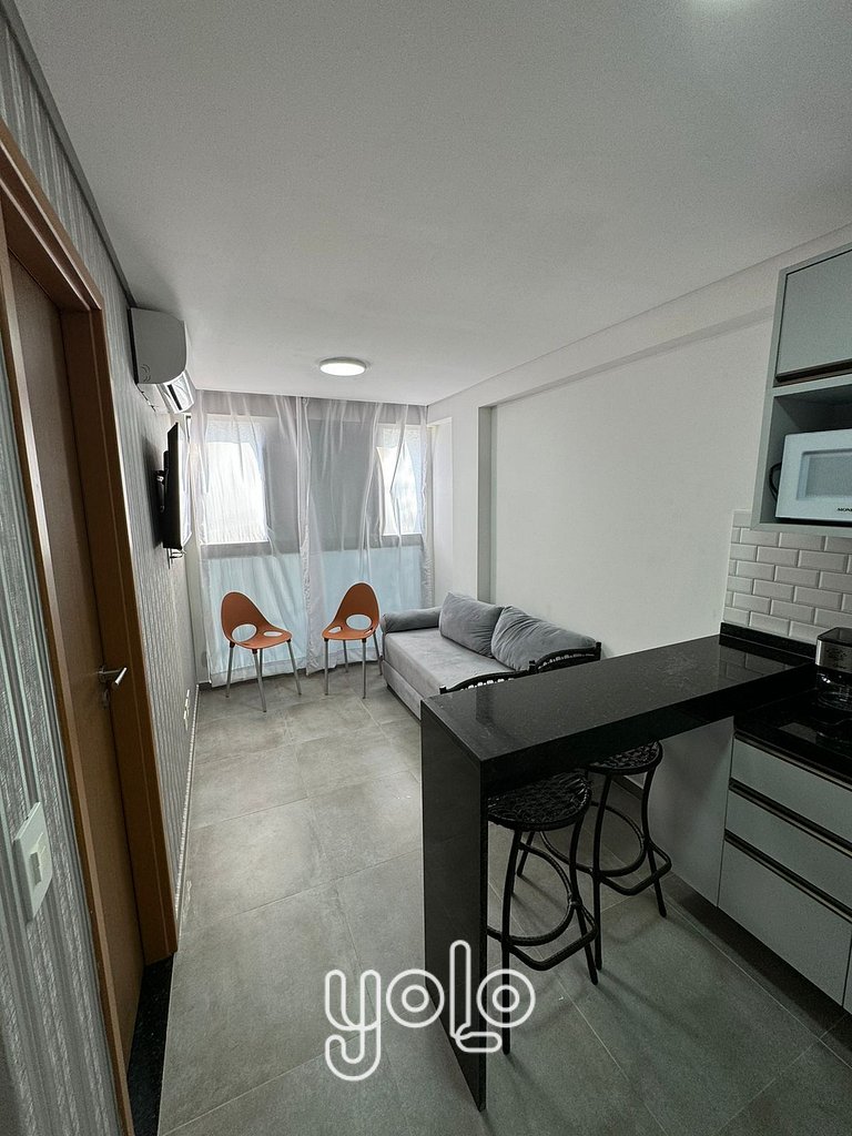 Flat 1 quarto a 450m da praia de Porto de Galinhas #108