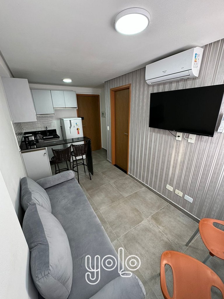 Flat 1 quarto a 450m da praia de Porto de Galinhas #108