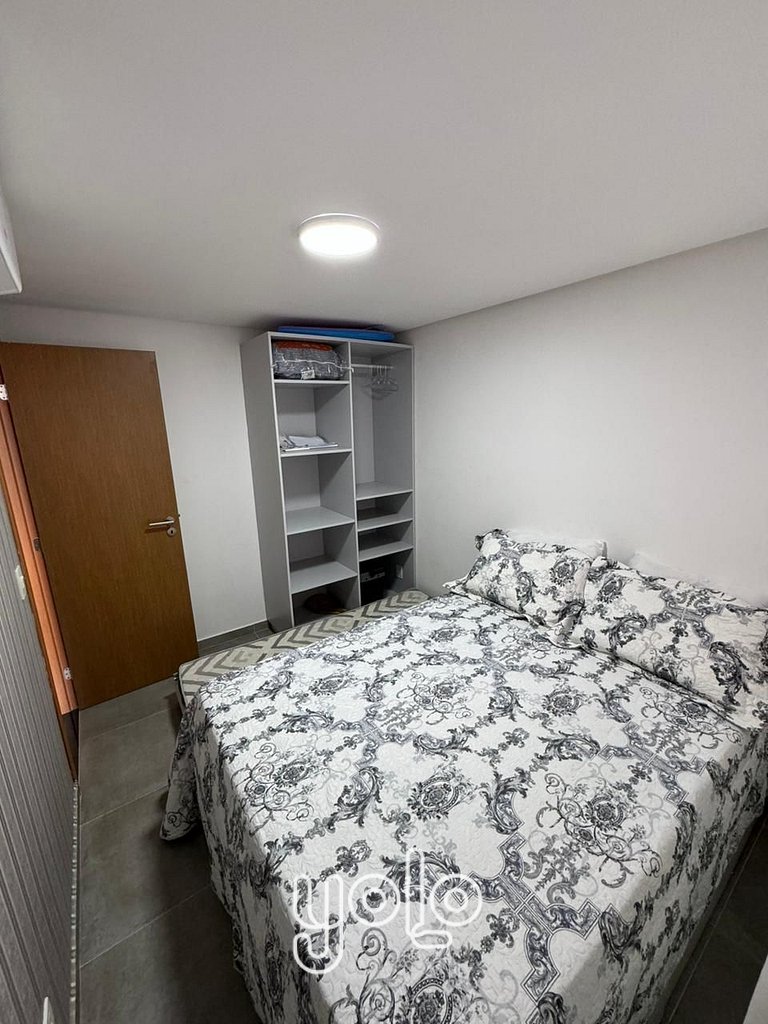 Flat 1 quarto a 450m da praia de Porto de Galinhas #108