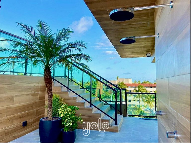 Flat com piscina privativa no Centro de Porto de Galinhas #0