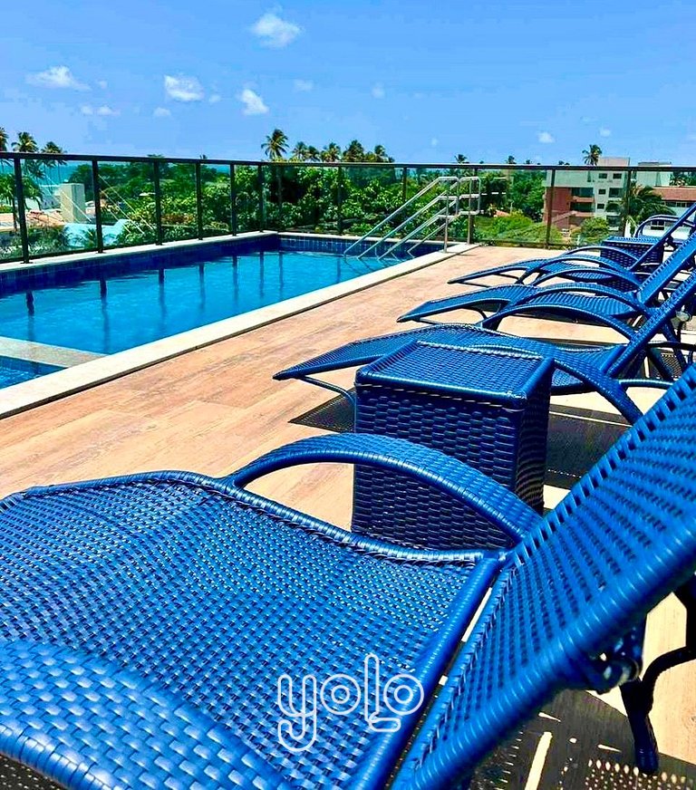 Flats no Centro de Porto de Galinhas a 200m da Praia