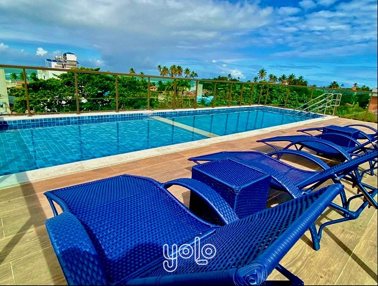 Flat com piscina privativa no Centro de Porto de Galinhas #0