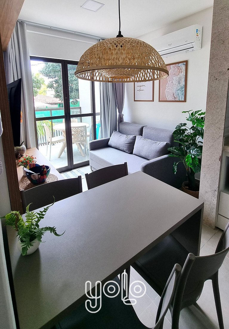 Flat com piscina privativa no Centro de Porto de Galinhas #0