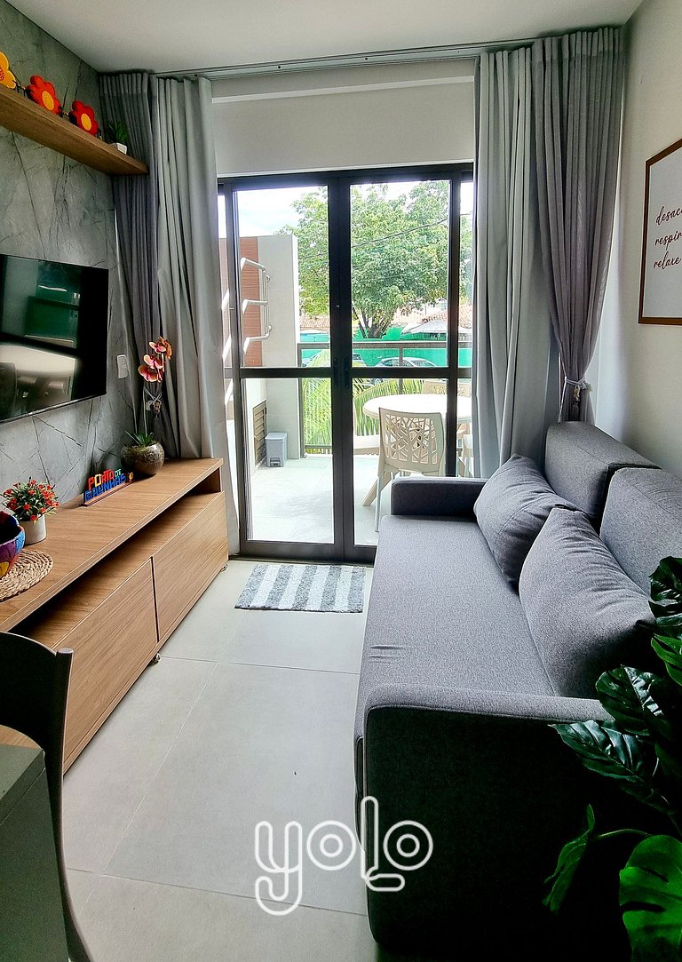 Flat com piscina privativa no Centro de Porto de Galinhas #0