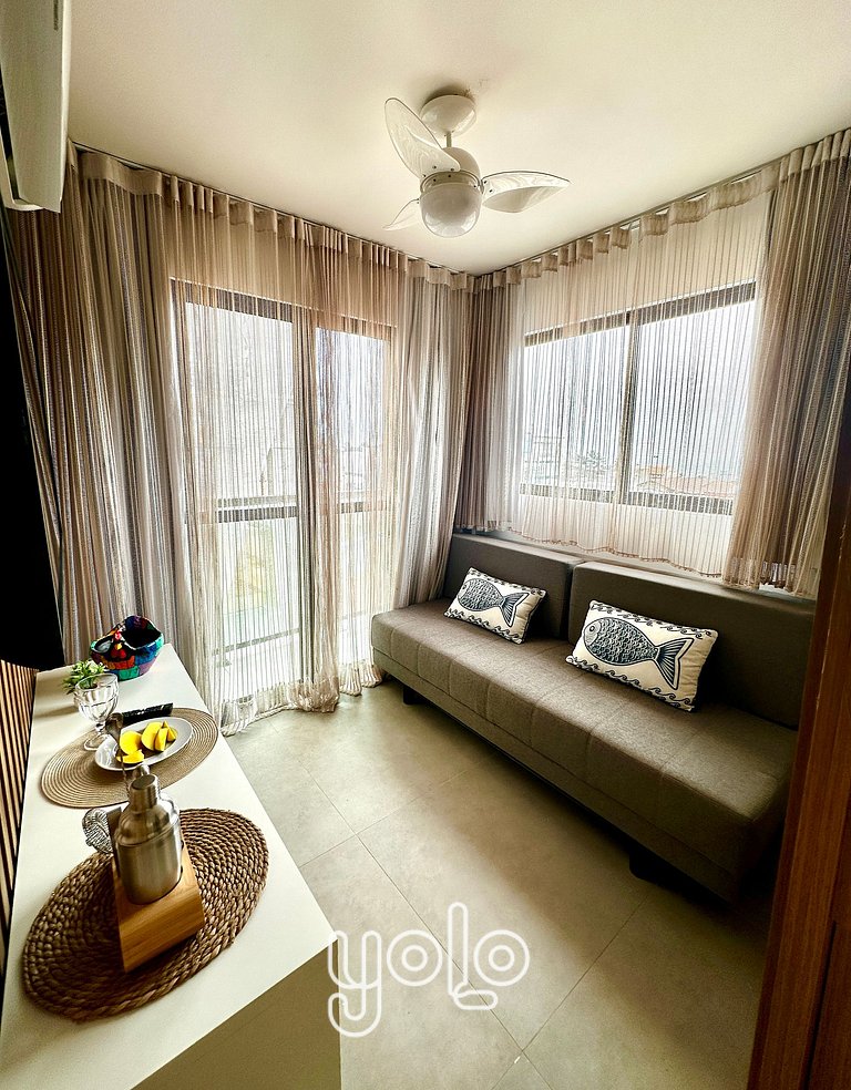 Flat a 200m da praia de Porto de Galinhas #304