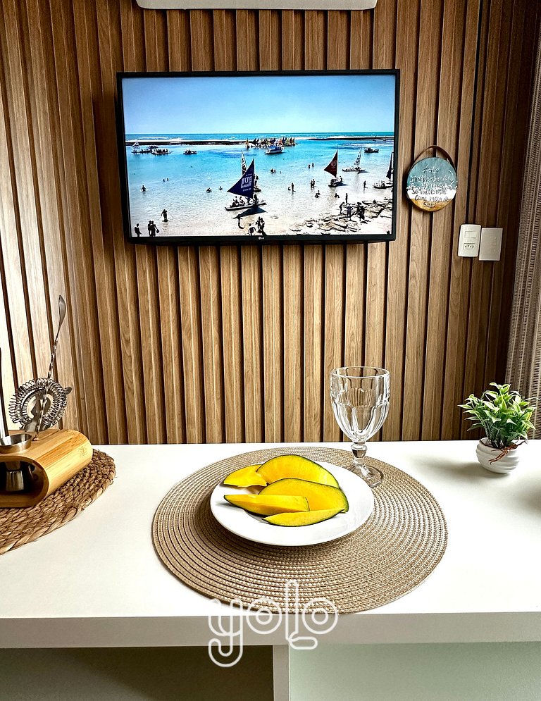 Flat a 200m da praia de Porto de Galinhas #304