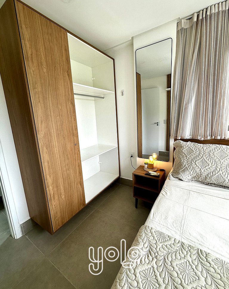 Flat a 200m da praia de Porto de Galinhas #304