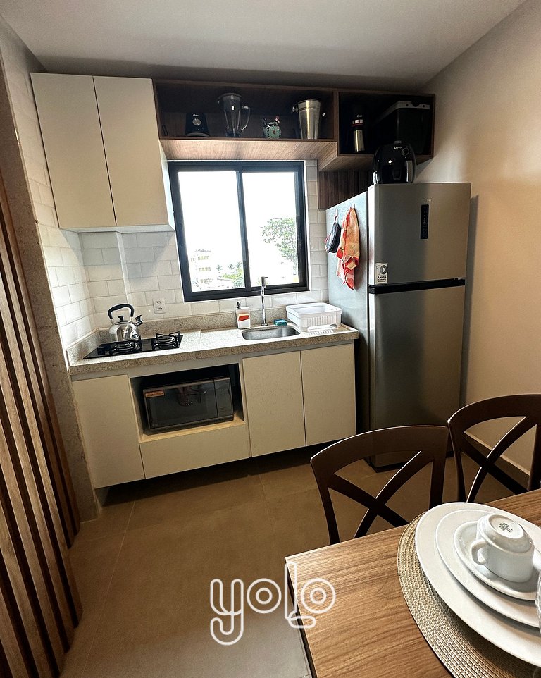 Flat a 200m da praia de Porto de Galinhas #304