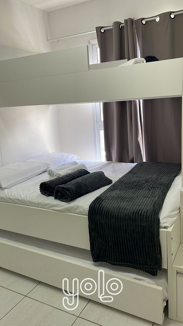 Muro Alto Condomínio Clube – Flat 1 quarto #310