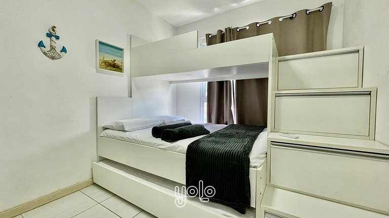Muro Alto Condomínio Clube – Flat 1 quarto #310
