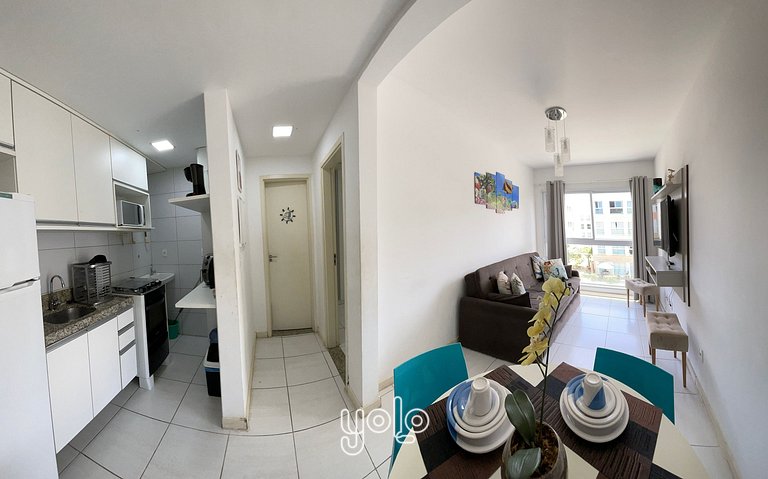 Muro Alto Condomínio Clube – Flat 1 quarto #310