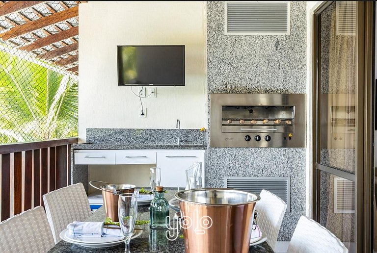 Flat 4 quartos Nannai Residence Muro Alto