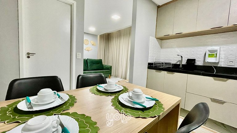 Porto Atlantis - Flat 1 quarto #102