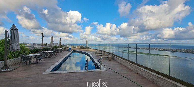 Flat 1 quarto próx ao Shopping Rio Mar Recife #610