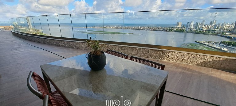 Flat 1 quarto próx ao Shopping Rio Mar Recife #610