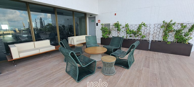 Flat 1 quarto próx ao Shopping Rio Mar Recife #610