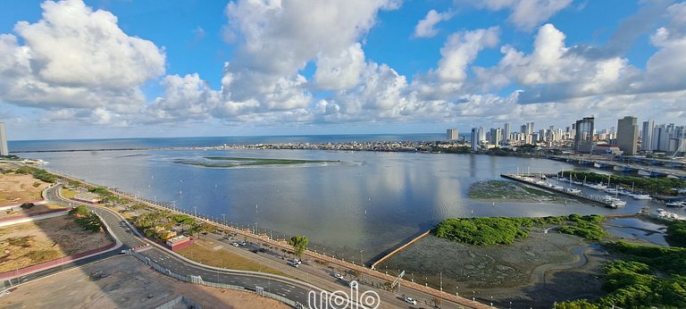 Flat 1 quarto próx ao Shopping Rio Mar Recife #610