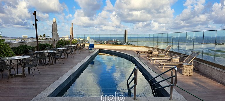 Flat 1 quarto próx ao Shopping Rio Mar Recife #610