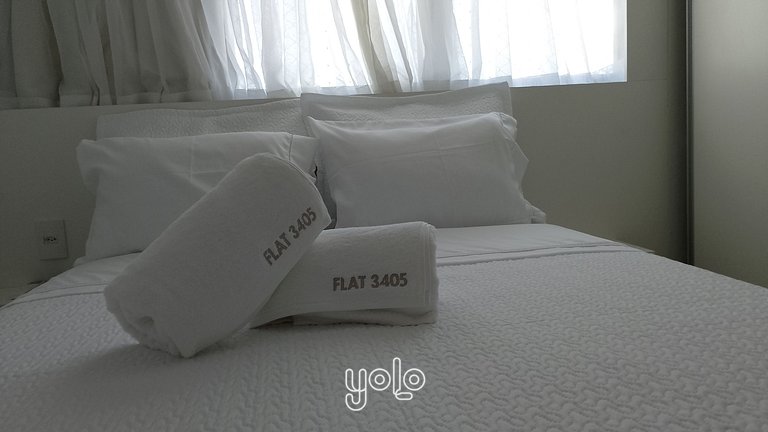 Beach Class Convention - Flat 2 quartos #3405