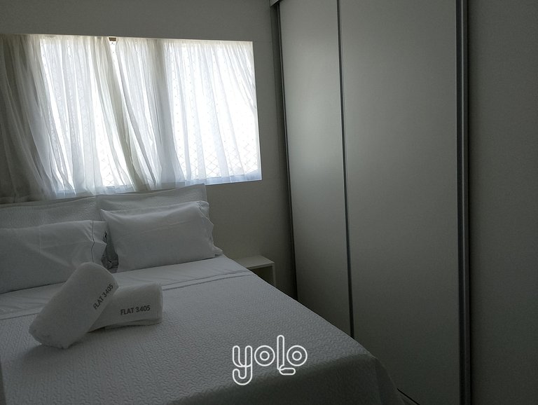 Beach Class Convention - Flat 2 quartos #3405