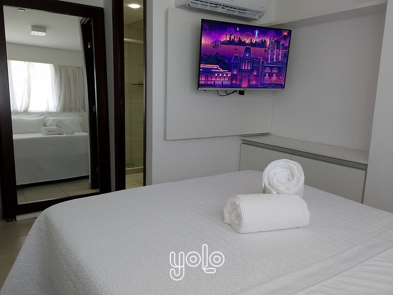 Beach Class Convention - Flat 2 quartos #3405