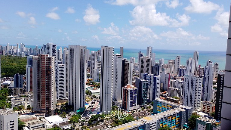 Apto 2 Quartos Beach Class Convention em Recife #3405