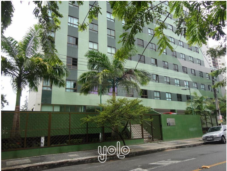 Flat 1 quarto no bairro da Jaqueira Recife