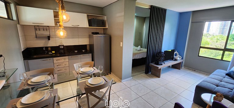 Flat 1 quarto no bairro da Jaqueira Recife