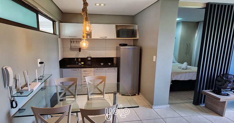 Flat 1 quarto no bairro da Jaqueira Recife