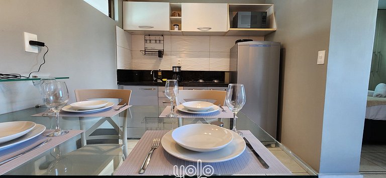 Flat 1 quarto no bairro da Jaqueira Recife