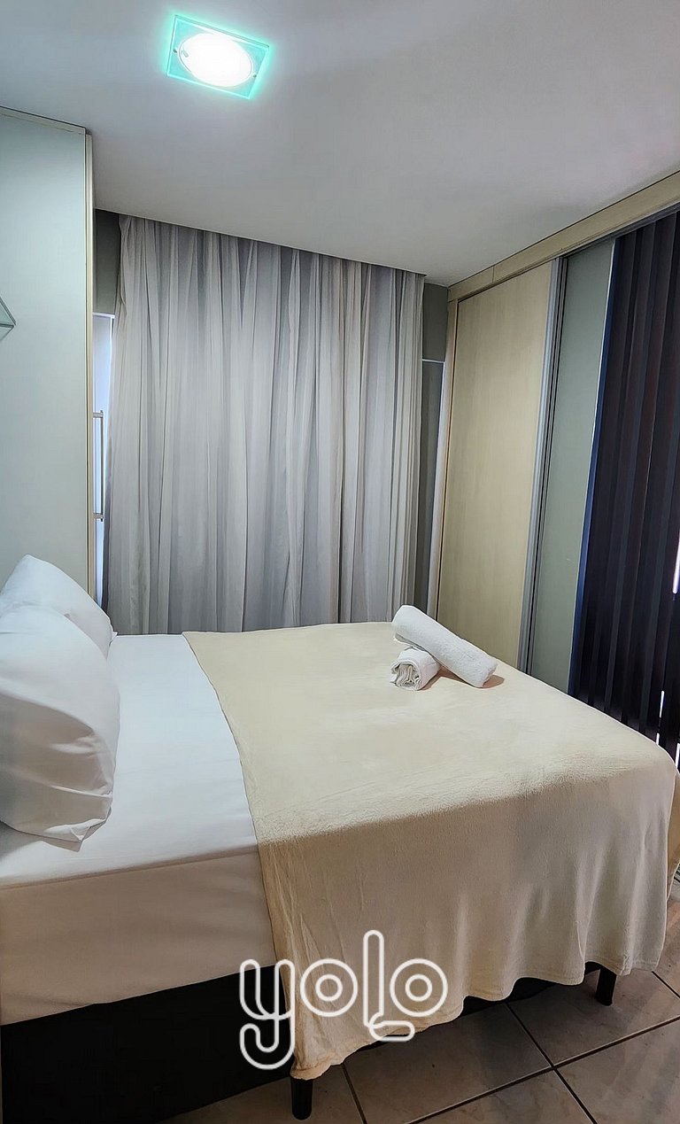 Flat 1 quarto no bairro da Jaqueira Recife