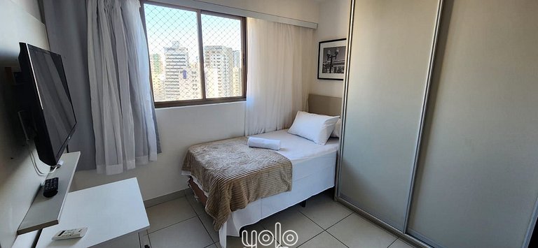 Apto completo de 2 Qtos próximo ao Shopping Recife