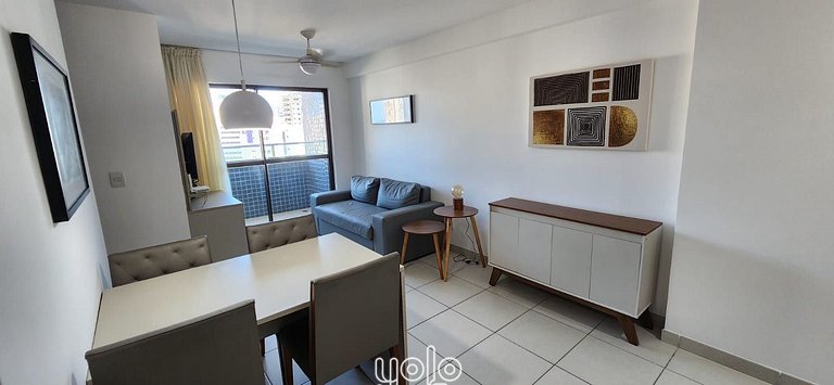 Beach Class Conselheiro - Flat a 100m da praia