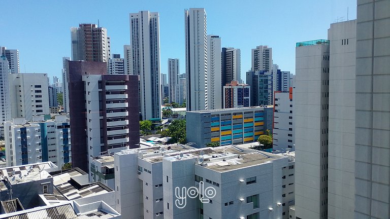 Apto 2 Quartos Beach Class Convention em Recife #905