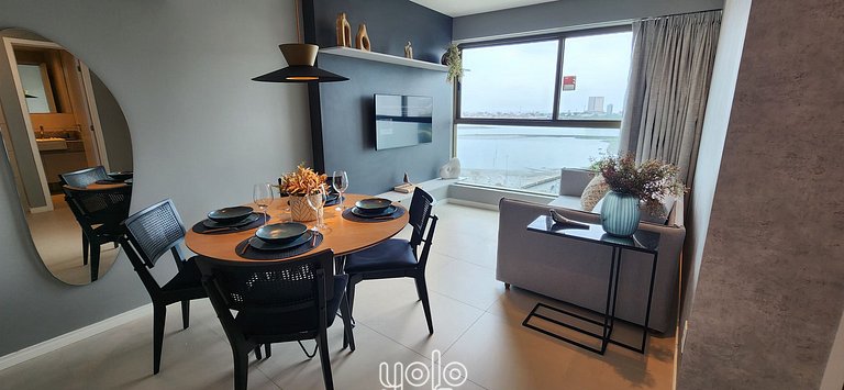 Flat 1 quarto próx ao Shopping Rio Mar Recife #808