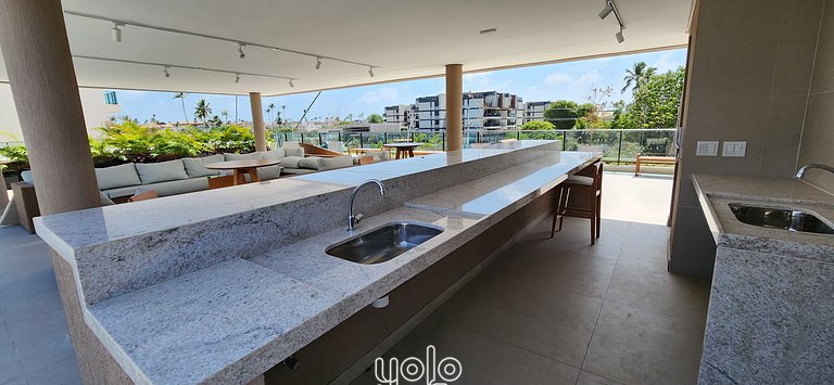 Studio Novo no Malia Beach em Porto de Galinhas #CM