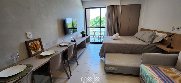 Studio Novo no Malia Beach em Porto de Galinhas #CM