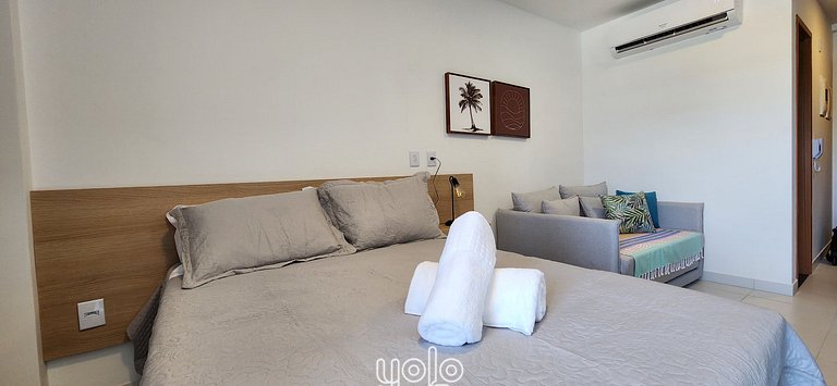 Studio Novo no Malia Beach em Porto de Galinhas #CM